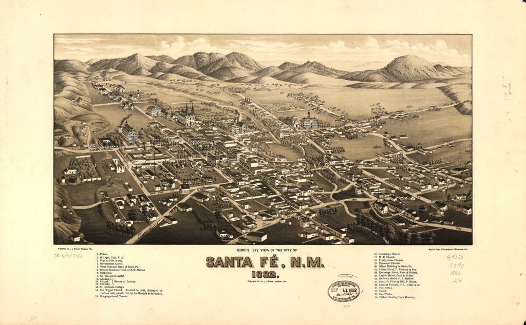 Santa Fe map